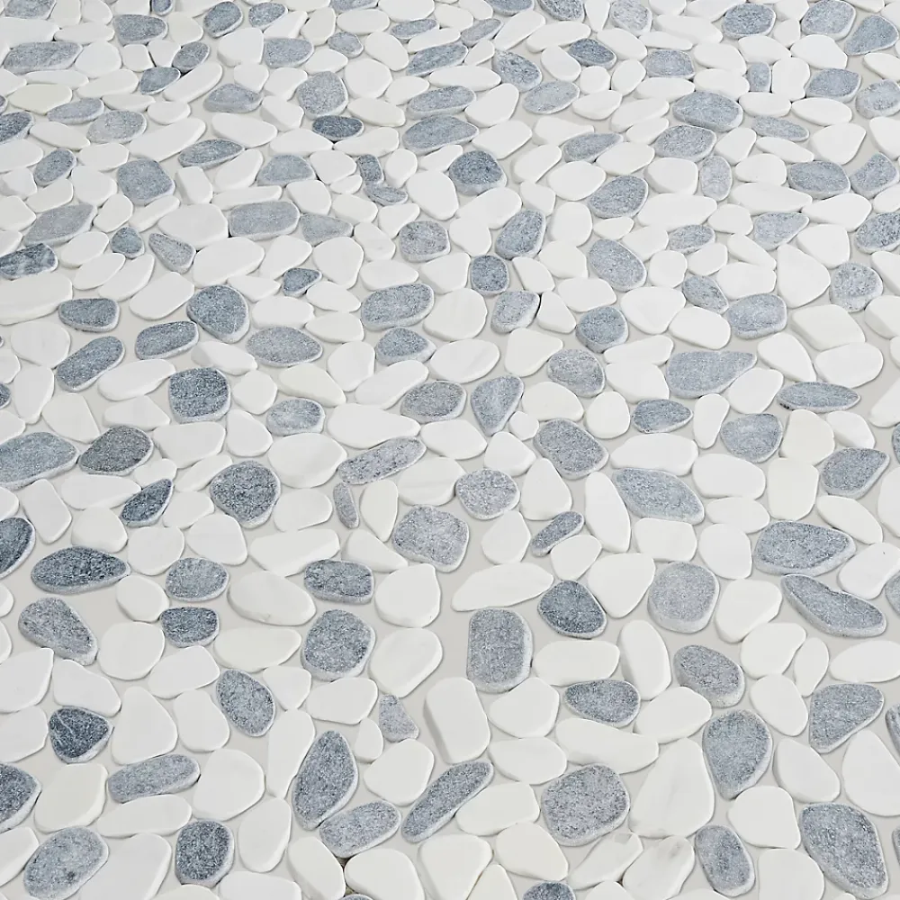 GoodHome Mosaïque ivoire 31,5x31,5cm Malaca- Mosaïque Pour Salle De Bains|Mosaïque Pour Pièce À Vivre