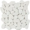 GoodHome Mosaïque ivoire 31,5x31,5cm Malaca pierre naturelle- Travertin|Mosaïque