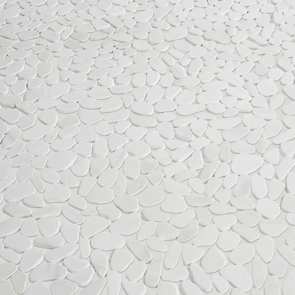 GoodHome Mosaïque ivoire 31,5x31,5cm Malaca pierre naturelle- Travertin|Mosaïque