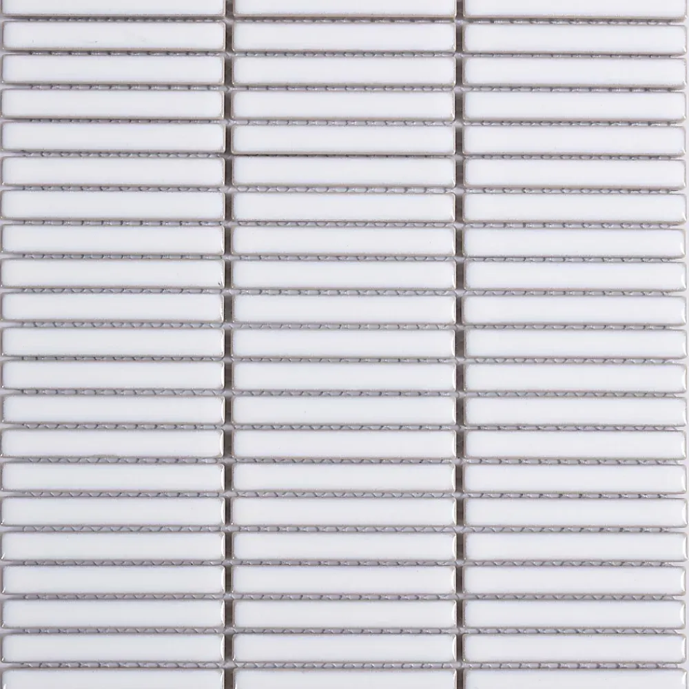 Lux Mosaic Mosaïque Pour Pièce À Vivre|Mosaïque Pour Wc<Mosaïque Kit-Kat Blanc Linea White 28,4x29,6 cm Intérieur/Extérieur