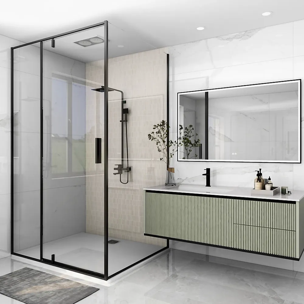 GoodHome Mosaïque Manat beige 30 x 30 cm- Mosaïque Pour Douche|Mosaïque Pour Wc