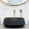 Mosaïque|Mosaïque Pour Wc<Mosaïque marbre blanc poli 30,5 x 30,5 cm