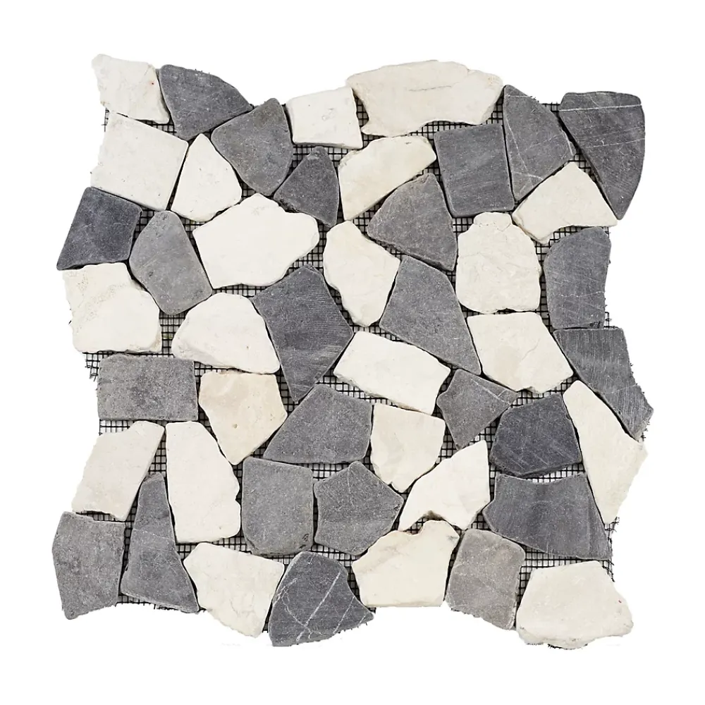Mat Inter Mosaïque Pour Salle De Bains|Mosaïque Pour Wc<Mosaïque marbre Mosa gris L. 30 x l. 30 cm