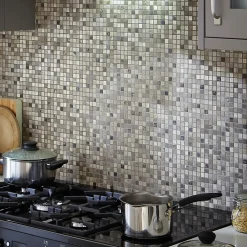 Colours Mosaïque Pour Salle De Bains|Mosaïque<Mosaïque Mecine gris 30 x 30 cm