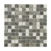 U-tile Mosaïque<Mosaïque mixte résine & pierre 30 x 30 cm - carreau 2,5 x 2,5 cm mixte pierre résine blanc