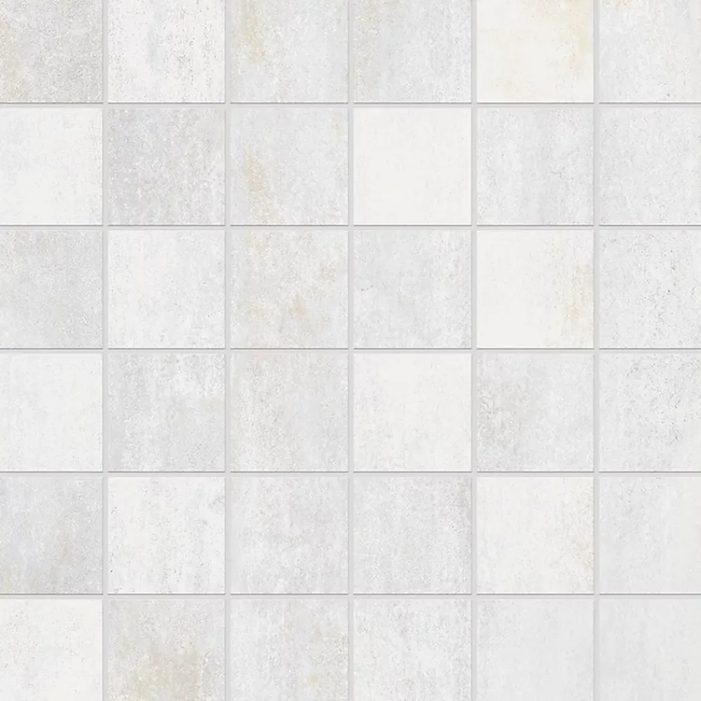 Mosaïque Pour Douche|Mosaïque Pour Wc<Mosaïque murale en grès cérame émaillé blanc mat L.30 x L.30 cm x ép.7,4 mm, Upper