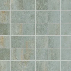 Mosaïque Pour Douche|Mosaïque Pour Wc<Mosaïque murale en grès cérame émaillé effet béton vert mat L.30 x l.30 cm x ép.7,4 mm, Upper