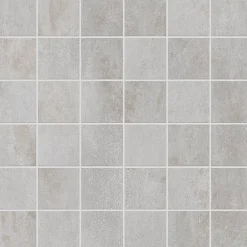 Mosaïque murale en grès cérame émaillé effet béton gris mat L.30 x l.30 cm x ép.7,4 mm, Upper- Mosaïque Pour Wc|Mosaïque Pour Pièce À Vivre