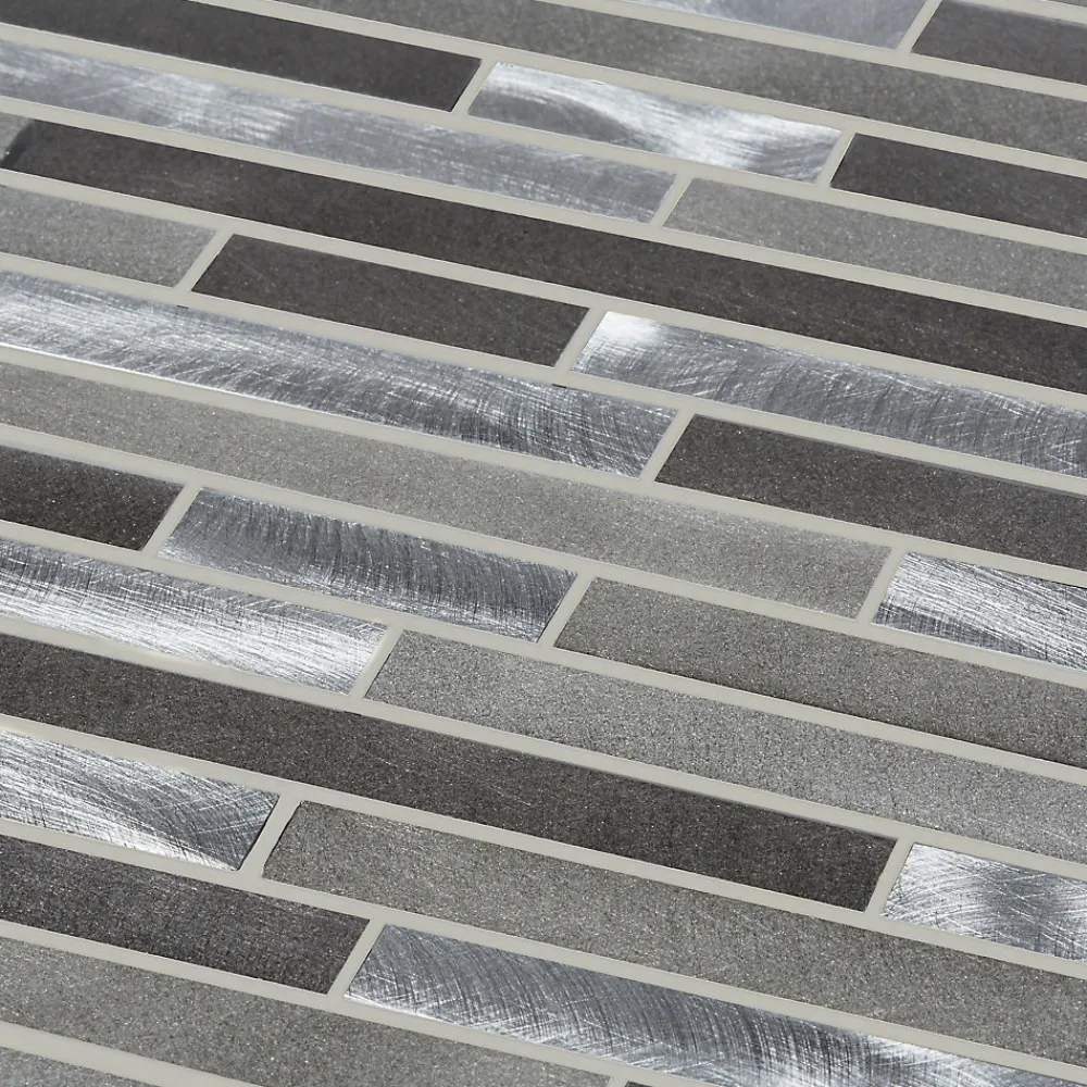 Colours Mosaïque Naplo gris 30 x 30 cm- Mosaïque Pour Wc|Mosaïque Pour Pièce À Vivre