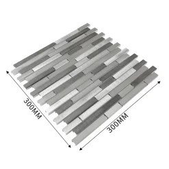 Colours Mosaïque Naplo gris 30 x 30 cm- Mosaïque Pour Wc|Mosaïque Pour Pièce À Vivre