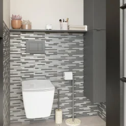 Colours Mosaïque Naplo gris 30 x 30 cm- Mosaïque Pour Wc|Mosaïque Pour Pièce À Vivre