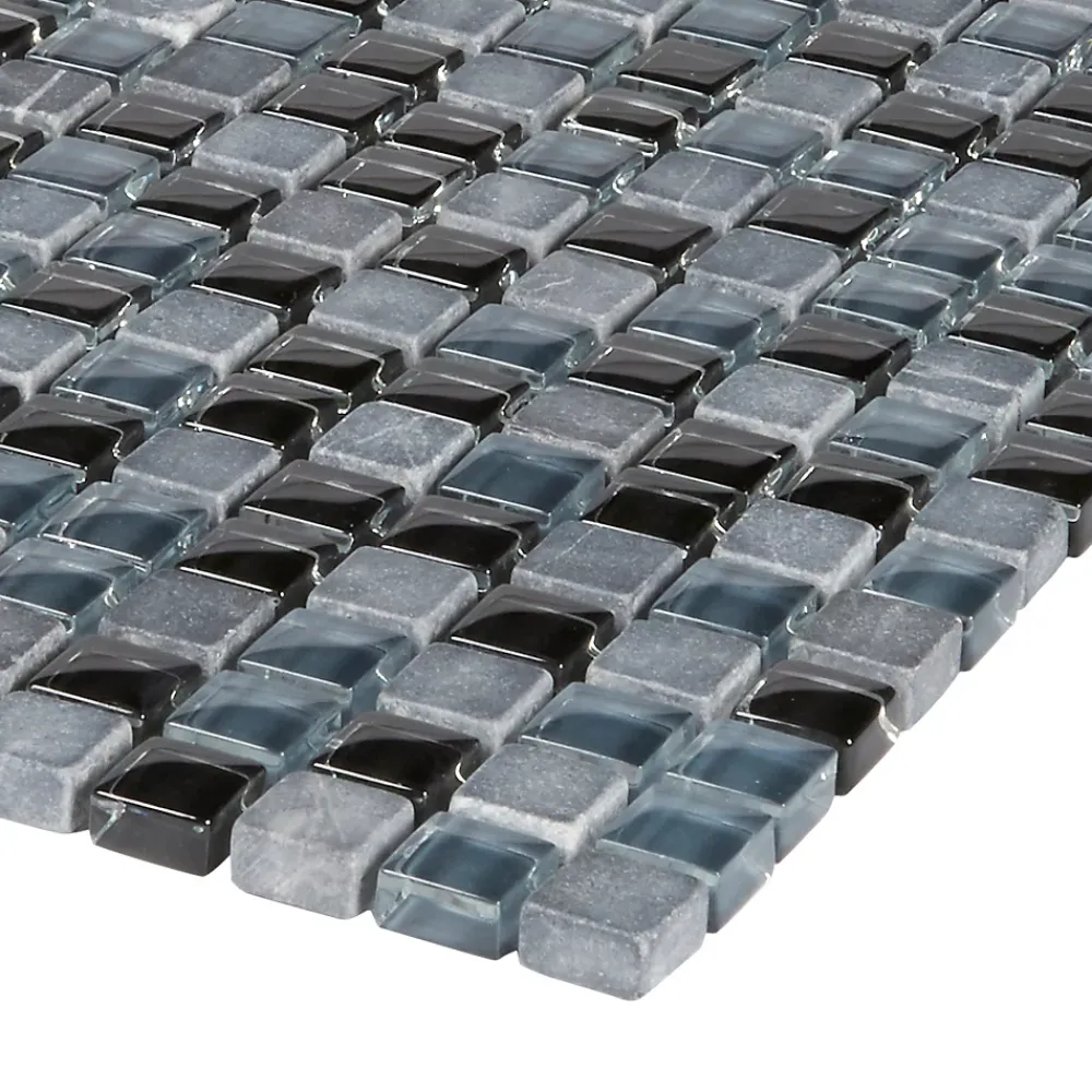 Colours Mosaïque|Mosaïque Pour Douche<Mosaïque noir 30 x 30 cm Barya