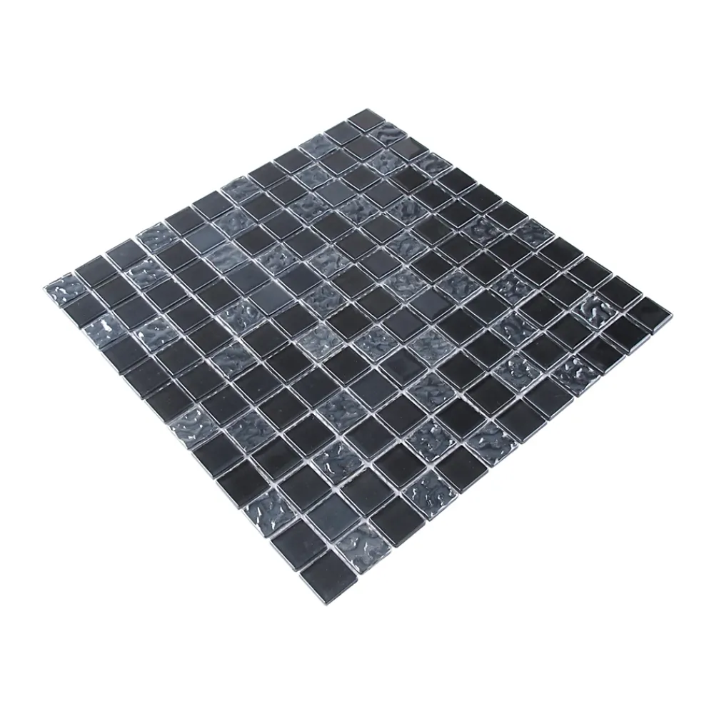 Colours Mosaïque|Mosaïque Pour Wc<Mosaïque noir 30 x 30 cm Flourencia