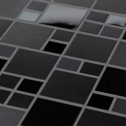 Colours Mosaïque Pour Salle De Bains|Mosaïque<Mosaïque noir 30 x 30 cm Tourino
