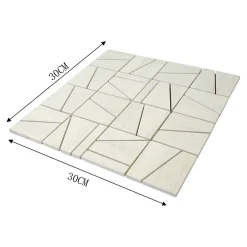 GoodHome Mosaïque Pour Douche|Mosaïque Pour Wc<Mosaïque Pineros beige 30 x 30 cm