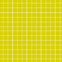 Gioia Materia Mosaïque pâte de verre UNICOLOR CARRÉ 2.3x2.3cm couleur : 301 Satiné boite de 2 m2- Carrelage Sol Uni