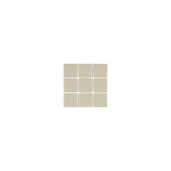 Gioia Materia Mosaïque pâte de verre UNICOLOR CARRÉ 3.8x3.8cm couleur : 325 Anti-dérapant Classe 3 boite de 1.54 m2- Carrelage Sol Pour Wc|Carrelage Sol Uni
