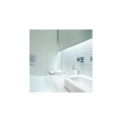 Gioia Materia Carrelage Sol Pour Wc<Mosaïque pâte de verre UNICOLOR HEXAGONE 2.6x2.2cm couleur : 103 Satiné boite de 2 m2