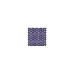 Gioia Materia Mosaïque pâte de verre UNICOLOR HEXAGONE 2.6x2.2cm couleur : 308 Satiné boite de 2 m2- Carrelage Sol Pour Wc