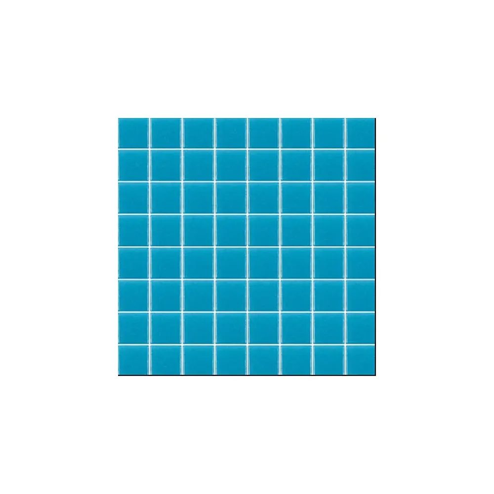 Gioia Materia Carrelage Sol Pour Wc|Carrelage Sol Uni<Mosaïque Pâte de verre UNICOLOR PISCINE CARRÉ couleur : Saja Anti-dérapant Classe 3 boite de 1.54 m2