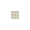 Gioia Materia Mosaïque pâte de verre UNICOLOR CARRÉ 3.8x3.8cm couleur : 325 Satiné boite de 1.54 m2- Carrelage Sol Pour Wc