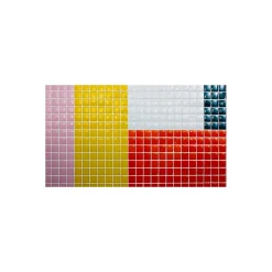 Gioia Materia Carrelage Sol Pour Wc|Carrelage Sol Uni<Mosaïque pâte de verre UNICOLOR CARRÉ 3.8x3.8cm couleur : 307 Satiné boite de 1.54 m2