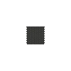 Gioia Materia Carrelage Sol Pour Wc|Carrelage Sol Uni<Mosaïque pâte de verre UNICOLOR HEXAGONE 2.6x2.2cm couleur : 101 Satiné boite de 2 m2