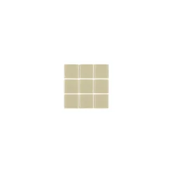 Gioia Materia Mosaïque pâte de verre UNICOLOR CARRÉ 3.8x3.8cm couleur : 329 Anti-dérapant Classe 3 boite de 1.54 m2- Carrelage Sol Pour Wc