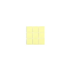 Gioia Materia Mosaïque pâte de verre UNICOLOR CARRÉ 3.8x3.8cm couleur : 303 Satiné boite de 1.54 m2- Carrelage Sol Pour Wc|Carrelage Sol Uni