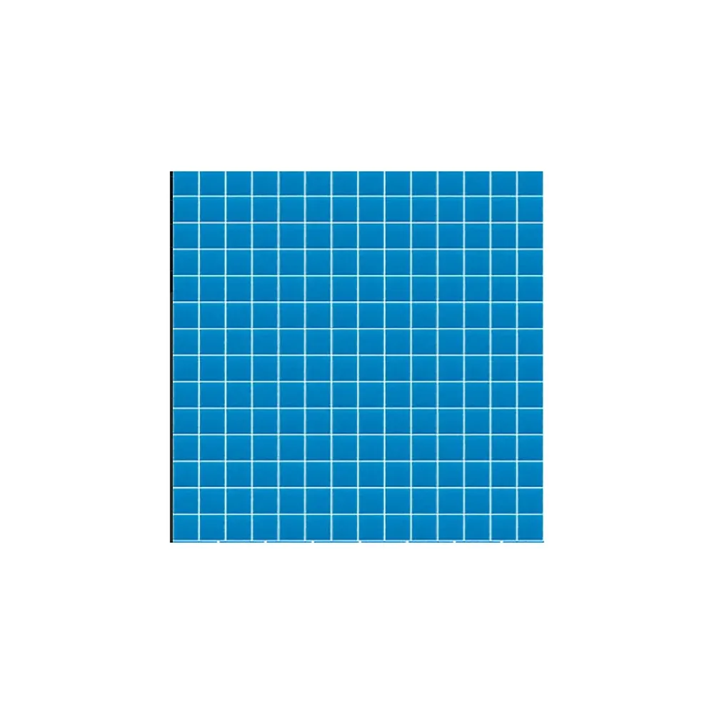 Gioia Materia Mosaïque Pâte de verre UNICOLOR PISCINE CARRÉ couleur : Ebro Brillant / Poli boite de 2 m2- Carrelage Sol Pour Wc