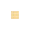 Gioia Materia Mosaïque pâte de verre UNICOLOR CARRÉ 3.8x3.8cm couleur : 336 Satiné boite de 1.54 m2- Carrelage Sol Pour Wc