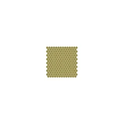 Gioia Materia Mosaïque pâte de verre UNICOLOR HEXAGONE 2.6x2.2cm couleur : 337 Anti-dérapant Classe 3 boite de 2 m2- Carrelage Sol Pour Wc|Carrelage Sol Uni