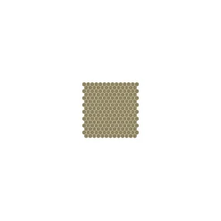 Gioia Materia Mosaïque pâte de verre UNICOLOR HEXAGONE 2.6x2.2cm couleur : 329 Anti-dérapant Classe 3 boite de 2 m2- Carrelage Sol Pour Wc