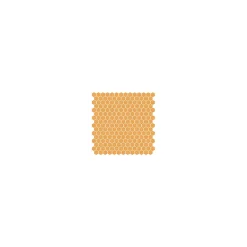 Gioia Materia Mosaïque pâte de verre UNICOLOR HEXAGONE 2.6x2.2cm couleur : 326 Satiné boite de 2 m2- Carrelage Sol Pour Wc|Carrelage Sol Uni