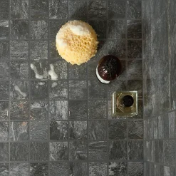 Colours Mosaïque sol et mur anthracite 30 x 30 cm Shaded- Mosaïque Pour Pièce À Vivre|Mosaïque