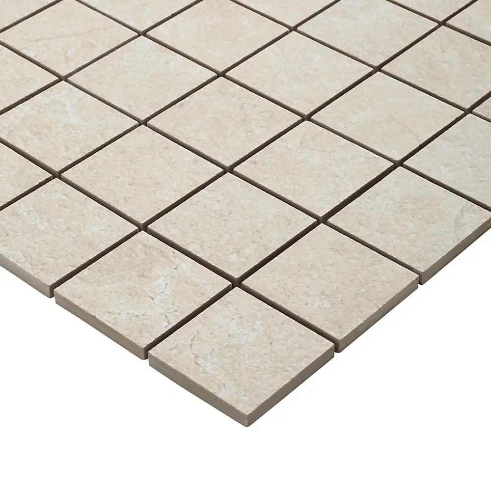 Colours Mosaïque Pour Douche|Mosaïque Pour Salle De Bains<Mosaïque sol et mur beige 30 x 30 cm Soft Lime Stone