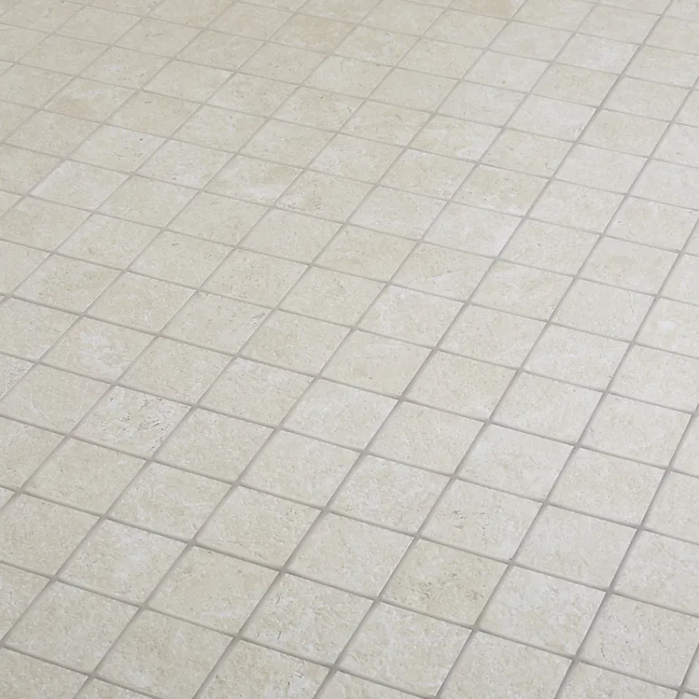 Colours Mosaïque Pour Douche|Mosaïque Pour Salle De Bains<Mosaïque sol et mur beige 30 x 30 cm Soft Lime Stone