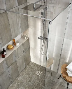 Mosaïque Pour Douche|Mosaïque Pour Wc<Mosaïque sol et mur blanc 30 x 30 cm Dourtio
