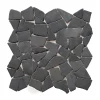 Vente-unique Mosaïque sol et mur en marbre gris - pack de 1m² (dalles de 30x30 cm) - MOLI- Carrelage Sol Pour Pièce À Vivre|Carrelage Sol Pour Salle De Bains