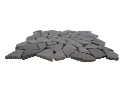Vente-unique Mosaïque sol et mur en marbre gris - pack de 1m² (dalles de 30x30 cm) - MOLI- Carrelage Sol Pour Pièce À Vivre|Carrelage Sol Pour Salle De Bains