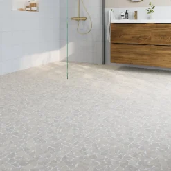 Mosaïque Pour Douche|Mosaïque Pour Wc<Mosaïque sol et mur en pierre beige L.31,5 x 31,5 cm x ép.8 mm, Bohai