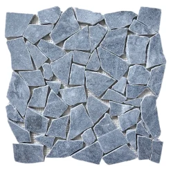 Mosaïque Pour Douche|Mosaïque Pour Wc<Mosaïque sol et mur en pierre anthracite L.31,5 x l.31,5 cm x ép.8 mm, Bohai