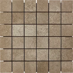 GoodHome Mosaïque sol et mur grège effet béton L.30 x l.30 cm x ép.10 mm, Kontainer- Mosaïque Pour Pièce À Vivre|Mosaïque