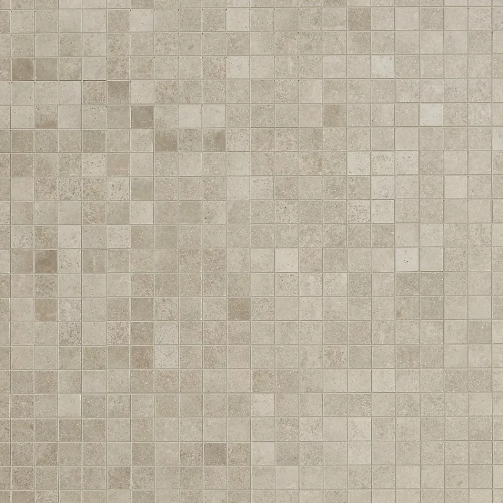 GoodHome Mosaïque sol et mur grège effet béton L.30 x l.30 cm x ép.10 mm, Kontainer- Mosaïque Pour Pièce À Vivre|Mosaïque