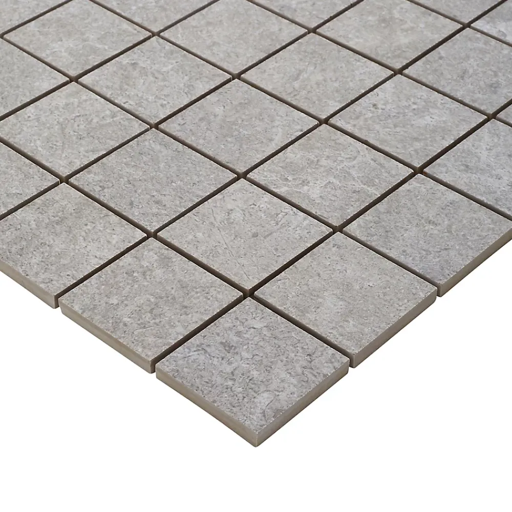 Colours Mosaïque Pour Douche<Mosaïque sol et mur gris 30 x 30 cm Soft Lime Stone