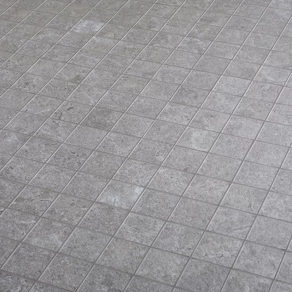 Colours Mosaïque Pour Douche<Mosaïque sol et mur gris 30 x 30 cm Soft Lime Stone