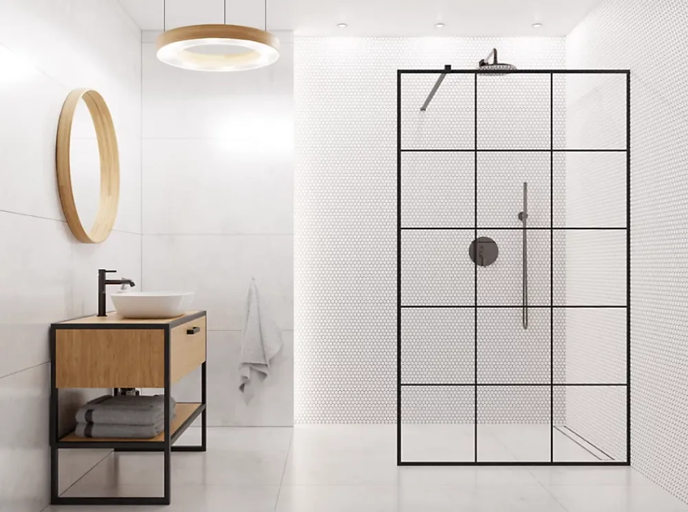 Ilcom Mosaïque Pour Douche|Mosaïque Pour Pièce À Vivre<Mosaïque sur résille pour salle de bain et cuisine en céramique 30 cm x 26 cm - Matt white hive
