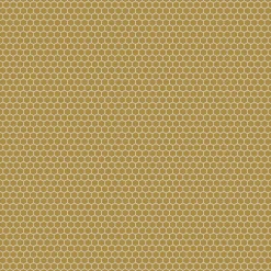Ilcom Mosaïque sur résille pour salle de bain et cuisine en céramique 26.0 cm x 30.0 cm - Gold hive- Mosaïque|Mosaïque Pour Pièce À Vivre