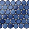 Ilcom Mosaïque sur résille pour salle de bain et cuisine en céramique 30.6 cm x 26.5 cm - Ocean breeze- Mosaïque|Mosaïque Pour Salle De Bains