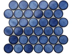 Ilcom Mosaïque sur résille pour salle de bain et cuisine en céramique 30.6 cm x 26.5 cm - Ocean breeze- Mosaïque|Mosaïque Pour Salle De Bains